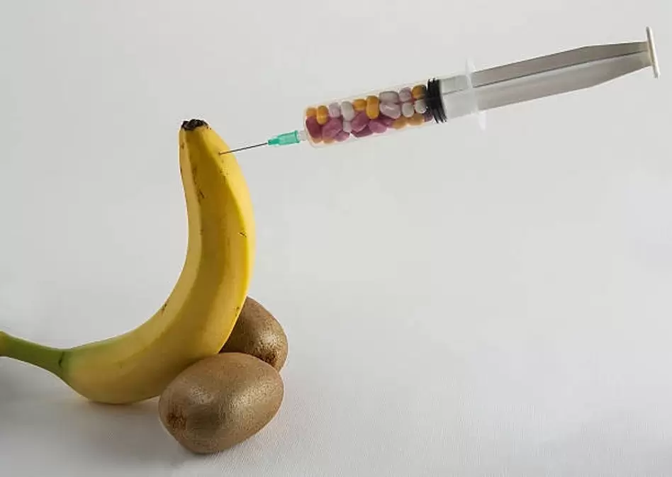 injektagarria zakila handitzea banana baten adibidean